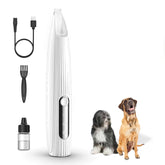 Heusom Silent Groom Pro paw-trimmer illuminated for precise trimming in low light