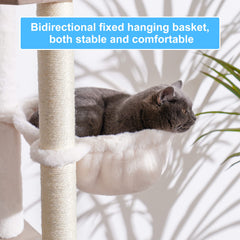 Hey-brother cat tree with full sisal posts for scratching