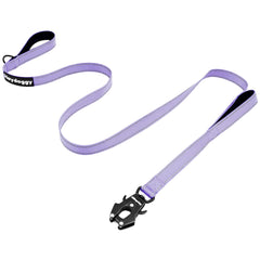 Heydoggy strong-heavy-duty leash front view showing frog-clip for quick-release control