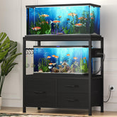 Heybly fish tank stand top view showing sturdy main-tank support