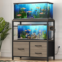 Heybly 20-29 gallon stand top view shows stable support for an aquarium setup.