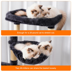 Heybly cat tree scratching board invites scratching and protects furniture