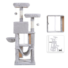 Heybly cat tree sisal posts demonstrate durable scratching surfaces