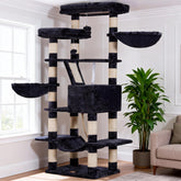 Heybly cat tree top platforms offer spacious perches for relaxed viewing and sunlit lounging