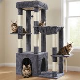 Heybly Heavy Duty Cat Tree baseplate offers stable support for energetic indoor cats