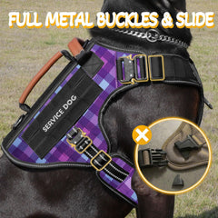 HEYCAHVA harness leather handle provides easy grip during daily walks
