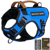 HEYCAHVA service dog vest with full metal buckles for durable daily wear.