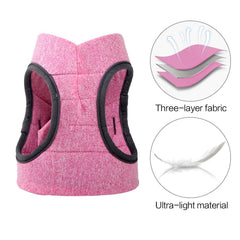 HEYWEAN harness includes chest suture for secure, soft edges.