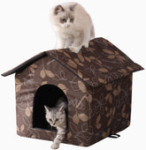 H HONG RI SHENG outdoor cat house with foldable design for easy transport