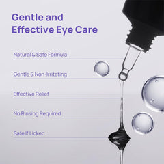 HICC PET Eye Gel HOCl technology close-up emphasizes natural safety