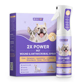 HICC PET Hot Spot Spray bottle close-up for quick soothing relief