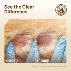 HICC PET Itch Relief Wipes 3x3-inch size focuses on targeted hotspot cleaning.
