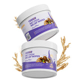 HICC PET Itch Relief Wipes pack shows a 200-count container for convenient itch relief.