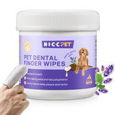HICC PET teeth wipes packaging for convenient at-home dental care.