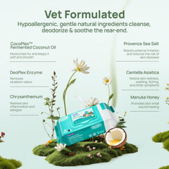HICC PET Wipes eco-friendly FSC packaging highlighting sustainable care