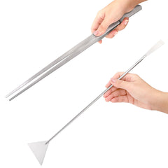 Hiceeden stainless steel aquarium scissors deliver clean trimming and sharp edges.