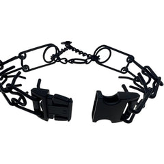 Hicost durable black metal links collar for daily wear and reliability.