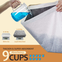 HIDOGGYLD adhesive-tabs dog pads secure to surfaces for mess-free placement
