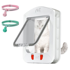 HIDROSIL cat door frame front view for easy access.