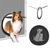 HIDROSIL dog door screen frame fits standard screen doors for flexible pet access.