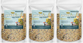 Higgins Protein Egg Food 3-pack 1.1 lb each, protein-rich blend for all birds