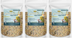 Higgins Protein Egg Food 3-pack 1.1 lb each, protein-rich blend for all birds