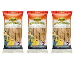 Higgins Spray Millet en uso: premio natural para aves.