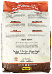 Higgins Sunburst Conure ingredients label highlighting real fruits and nutrients