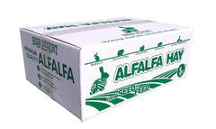 High Desert Alfalfa Hay hand-packed breathable box preserves freshness.
