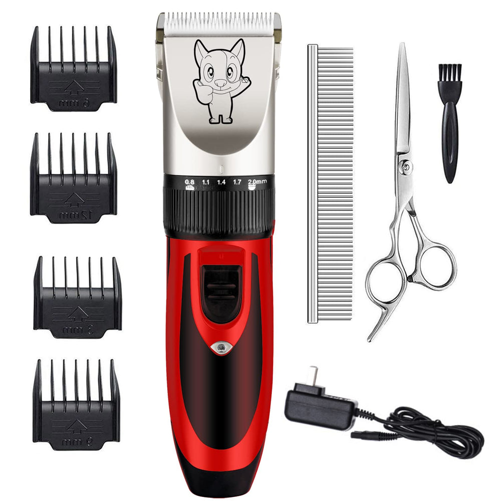 Highdas dog grooming kit clippers with low-noise operation for stress-free grooming sessions.