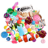 Highland Farms Select cat toys variety pack assorted toys for kitty fun and engagement.