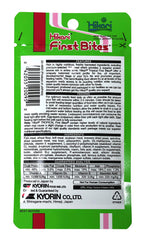Hikari Primeros Bocados: alimento diario para alevinos, apoyo continuo.