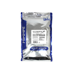 Hikari Sinking Cichlid Gold Pellets mini closeup shows color enhancers for vibrant fins