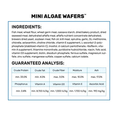 Hikari Tropical Mini Algae Wafers discs ready for sinking feeding.