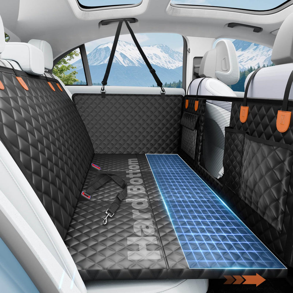 HikeSeptPals dog seat cover backseat full coverage protects interior and accommodates larger dogs.