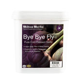Hilton Herbs Bye Bye Fly Garlic Granules 4.4lb tub with scoop for daily horse feeding
