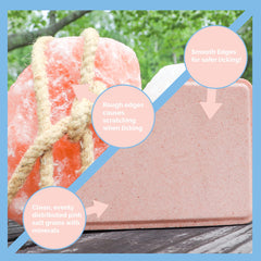 Himalayan Secrets 11lb pink salt block for farm storage and outdoor use