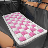 HiPetpy backseat dog bed mat covers backseat, protecting upholstery while providing cozy surface for pets