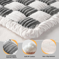 HiPetpy backseat dog bed mat soft flannel surface for gentle skin contact.