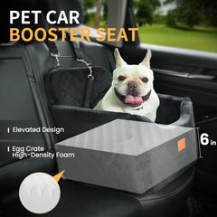 HiPetpy dog car seat safety leash provides secure restraint for calm rides.