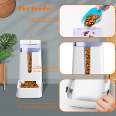 Hipidog 1-gallon capacity feeder supports longer intervals between fills.