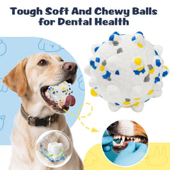 HIPPIH Dog Balls Floating-Water shows buoyant design ideal for pool or beach play.