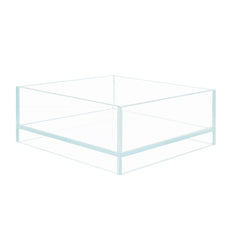 HIRO Aquatics Nano Tall Rimless Aquarium with Floating Air Style creates a serene desktop focal point.