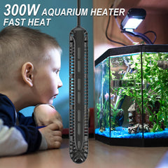 HiTauing 300W heater delivers quick warm-up for reliable tank comfort.