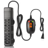 HiTauing aquarium heater front view shows precise temp control for healthy fish