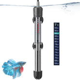 HITOP 100W heater installed in tank with suction cups for secure placement