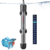 HITOP calentador de acuario 50W con longitud de 7,2 pulgadas, ideal para acuarios pequeños.