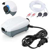 HITOP dual-outlet aquarium air pump with quiet operation for peaceful fish tanks.