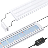 HITOP full-spectrum LED aquarium light front view for vivid fish colors.