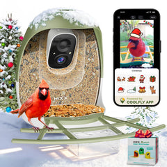 HIXX Smart Bird Feeder camera front view for outdoor birdwatching